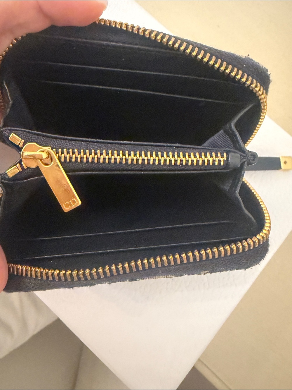 Dior Monogram Compact Wallet - Picture 4 of 5